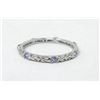 Image 1 : New Tanzanite .925 Silver Band Ring