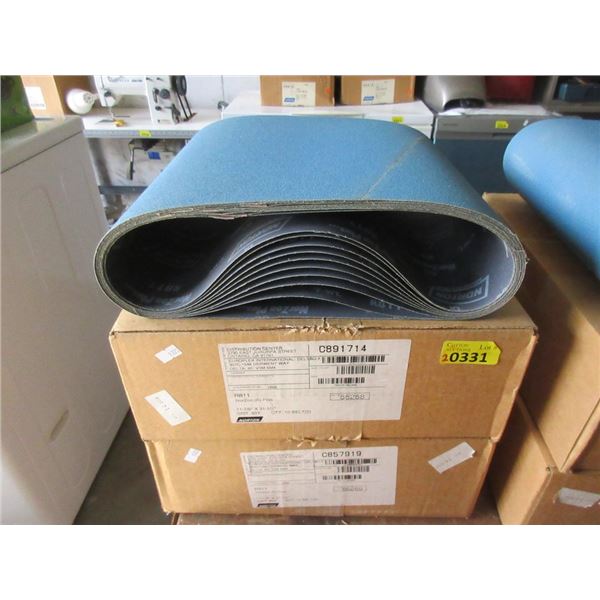 2 Cases of 10 Sandpaper Belts - Grit 80Y