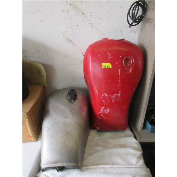 2 Motorcycle Gas Tanks