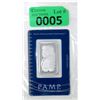 Image 1 : 1 Oz. .9995 Platinum Pamp Suisse Bar