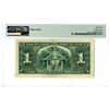Image 2 : Bank of Canada, 1937. $1, P-58d BC-21c, Issued Banknote. PMG CH AU 58