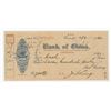 Image 1 : Bank of China, 1942, "Calcutta, India" Branch Issued Check.