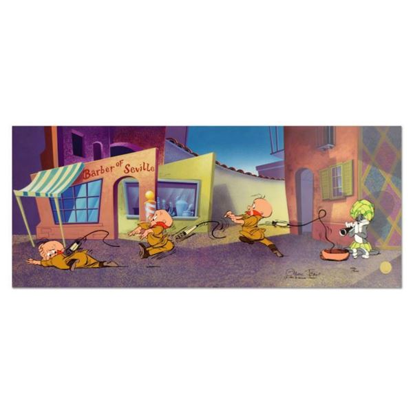 Chuck Jones "Rabbit Of Seville" Hand Signed, Hand Painted Limited Edition Sericel.