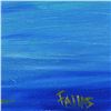 Image 2 : Elliot Fallas, "Summer Villa" Original Oil Painting on Canvas, Hand Signed with Letter of Authentici