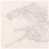 Image 2 : Guillaume Azoulay - "BI Sketch" Framed Original Drawing, Hand Signed with Certificate of Authenticit