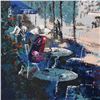 Image 2 : Mark King (1931-2014), "Sidewalk Cafe" Limited Edition Serigraph, Numbered and Hand Signed with Lett
