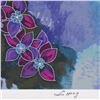 Image 2 : Lu Hong, "Wild Flowers" Limited Edition Serigraph, Numbered 294/300 and Hand Signed with Letter of A
