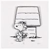 Image 2 : Peanuts, "Hero" Hand Numbered Limited Edition 3D Decoupage with Certificate of Authenticity.