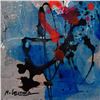 Image 2 : Moshe Leider, Original Mixed Media Painting on Canvas, Hand Signed with Letter of Authenticity.