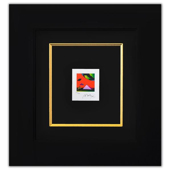 Peter Max- Original Lithograph "Jumper with Two Pyramids (Mini)"