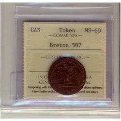 Breton #587 ICCS MS60  Subs, Checker club