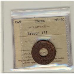 Breton #755 ICCS MS60 Evening Globe