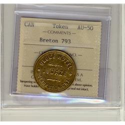 Breton #793 ICCS AU50 Globe Hotel, I.Daze, Clarkston