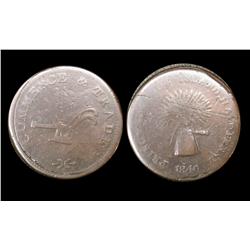 Breton #916 CH-PE-4,   Sheaf of wheat. VF for type.  Rare