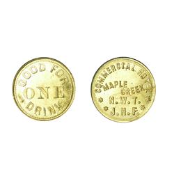 Breton # 931  N.W.T. Commercial Hotel MS63 and lustrous.