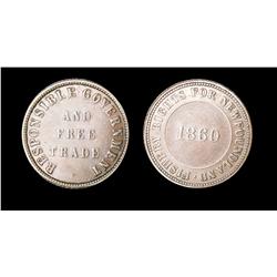 Breton # 955, CH-NF-4 1860 EF or better, scarce.