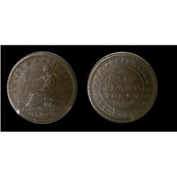 Breton # 963, CH-NS-19a, 1812 Pure copper, NGC MS62, lustrou