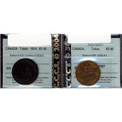 Breton #979, Charlton #WE8A2,  Wellington token and Breton #