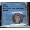1964 MEDAL CCCS PL66 UHC.  Royal visit silver issue.