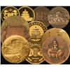 Shanghai Mint Medals Lot of 7 , includes 1982 39mm brass (pr