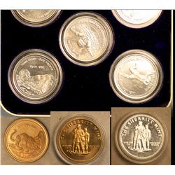 Sherrit Mint Medals, Includes Calgary Stampede Dollars  1971
