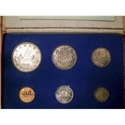 1937 Specimen Matte set.  Set of 6 coins.  Silver examples a