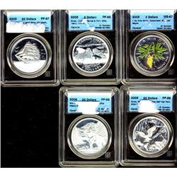 2005 $5 CCCS MS-67 Big Leaf Maple, Colourized, 2005 $5 CCCS 