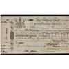 1820 Hudson's Bay company 5 shilling note UNISSUED with orig