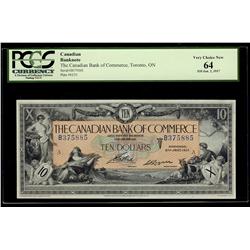 The Canadian Bank of Commerce 1917 $10 #B375885 CH-75-16-04-