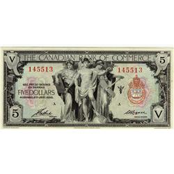 The Canadian Bank of Commerce 1935 $5 #145513 CH-75-18-02 CC