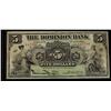 The Dominion Bank, 1925 $5 #142390 CH-220-16-14, F-12, seria