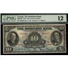 Image 1 : The Dominion Bank, 1931 $10 #004649 CH-220-24-06. PMG F12.
