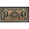 The Dominion Bank 1938 $5 #080960 CH-220-28-02.  Bright VF-E