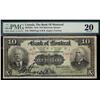 The Bank of Montreal 1912 $10 #189270 CH-505-52-04 PMG VF20.