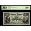 The Bank of Montreal 1923 $20 #101486 CH-505-56-06 PCGS Gem 