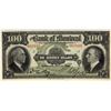 The Bank of Montreal 1931 $100 #002096 CH-505-58-10 PCGS CH 