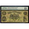 Image 1 : The Bank of Toronto 1912 $5 #752575 CH-715-22-10 PMG CH F15.