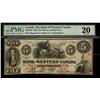 The Bank of Western Canada 1859 $5 #552 CH-795-10-16 PMG VF2