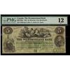 The Westmoreland Bank 1861 $5 #13322 CH-800-12-06a PMG F12