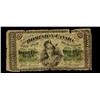1870 DC-1a 25¢ Shinplaster.  Rare Ltr A type in Good conditi