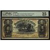 1898 $1 DC-13a #894682. PMG VF25.