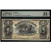1898 $1 DC-13a #575042 PMG VF35EPQ.  Original with full colo