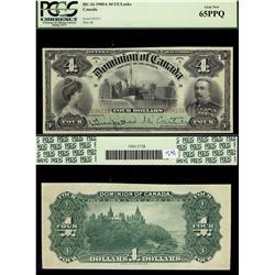 POSSIBLY THE FINEST KNOWN!  1900 $4 DC-16 #038231 PCGS Gem U