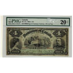 1902 DC-17a  $4 S/N 000948 pp A  Courtney, #4's at top PMG V