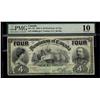1902 $4 DC-17b #439088 PMG VG10.