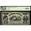 1902 $4 DC-17b FOUR's at top S/N 234394 Plate #D PCGS VF25 P