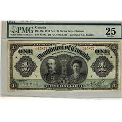 1911 $1 DC-18a #915877 PMG VF25.