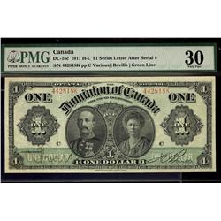 1911 $1 DC-18c #442818K. PMG VF30.