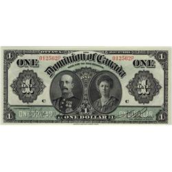 1911 $1 DC-18d #012562P PMG Gem UNC65. Superb Gem example wi