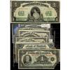 Image 1 : Lot of 7 notes, includes shinplasters (4), 1917 $1, 1935 $1,